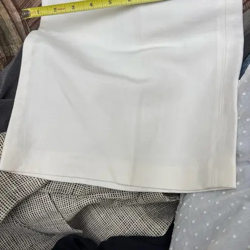 Armani Collezioni Cream Wide Leg Pants