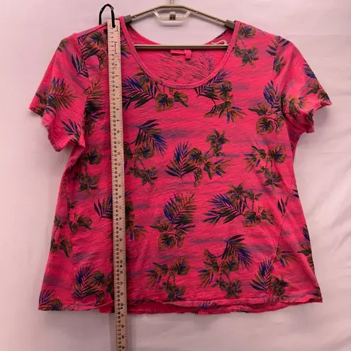 Fresh Produce Womens Shirt Size 2X Tropical Leaf Print Resort Vacation Travel