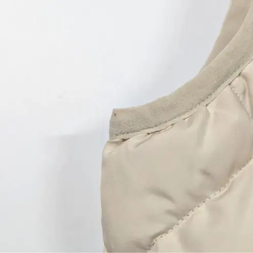 J.Crew Quilted Puffer Vest Womens XS Quiet Luxury Preppy Elevated Ski Gold