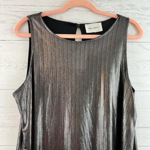 The Cove Silver Sleeveless A Line Dress Size L