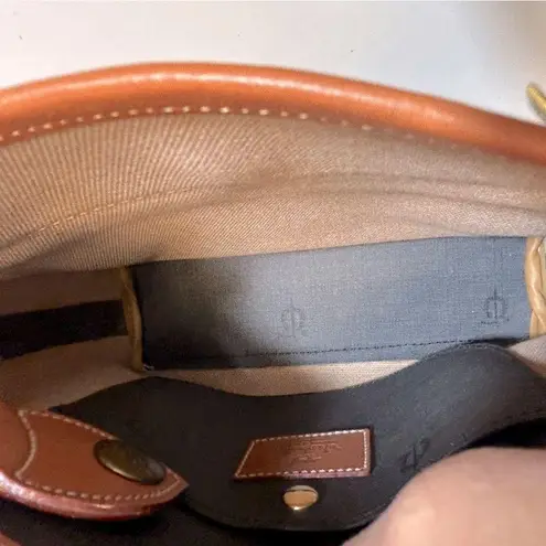 El Caballo Spanish Leather Black and Brown Crossbody Purse NWT From Spain