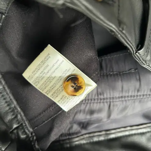 Maeve by Anthropologie Black Faux Leather High Waisted Pants US Size 8