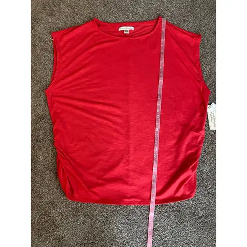 French Laundry Red Ruched Side Tunic Top – Size 3X – NWT