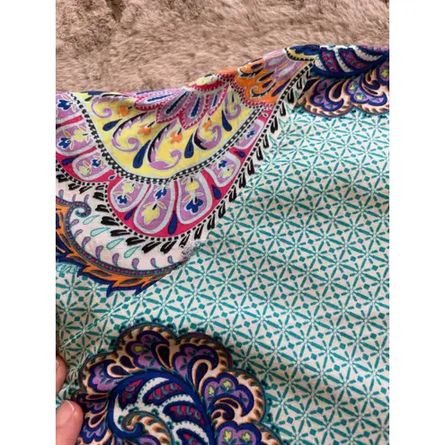 Renee C. Made in U.S.A Stitch Fix Sleeveless Blouse SIZE S Color Cyan Purple