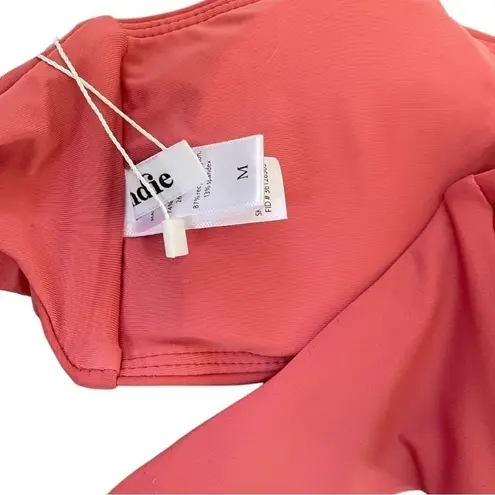 ANDIE Scala Strapless Bikini Bandeau Medium Coral Pink Top