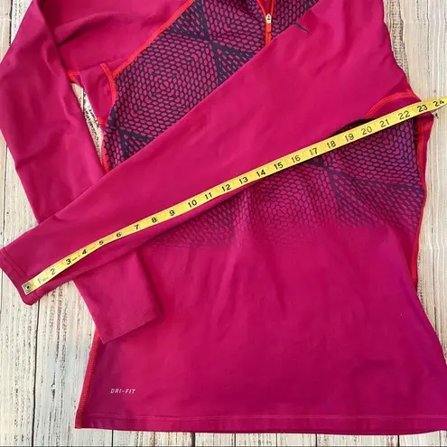 Nike  Pro Dri-Fit Fleeced Lined Half Zip Jacket.  Size Large. EUC.