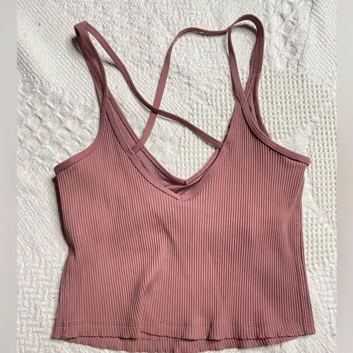 Vuori Rib Crop Tank Size XS