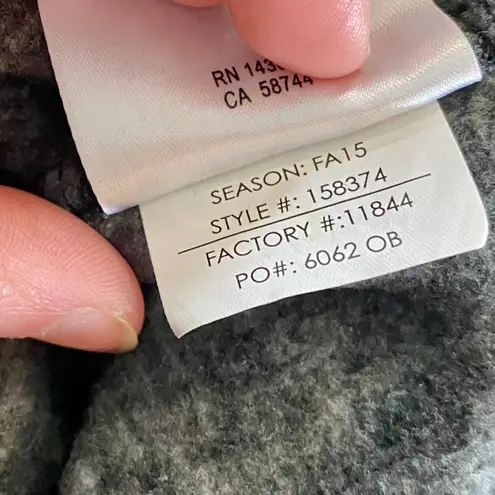 Spyder  Heathered Black Fleece Half Zip Pullover Womens Small