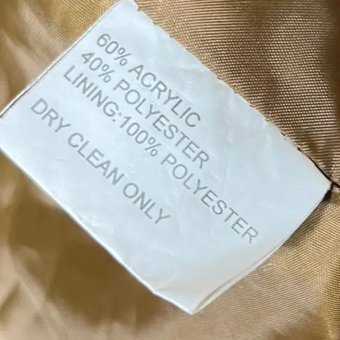 Lapis Women's Tweed Jacket and Skirt Set Size L Brown Black Textured Size L