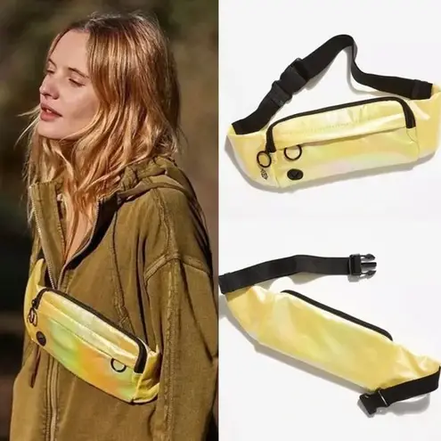 Free People Movement Reflective Sling in Yellow NWOT $60