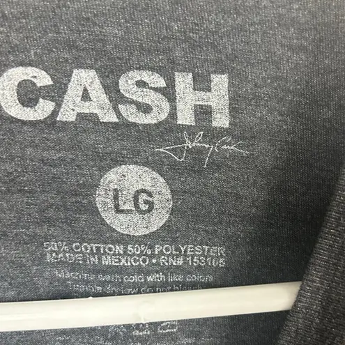 Johnny Cadh Black Band Tee size L Size L