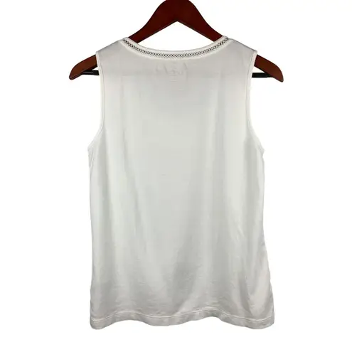 White Stag Womens Crochet Trim Tank Top S / CH White