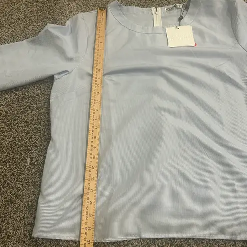 Unique 21 Light Blue Long Sleeve Top Size 22 NWT