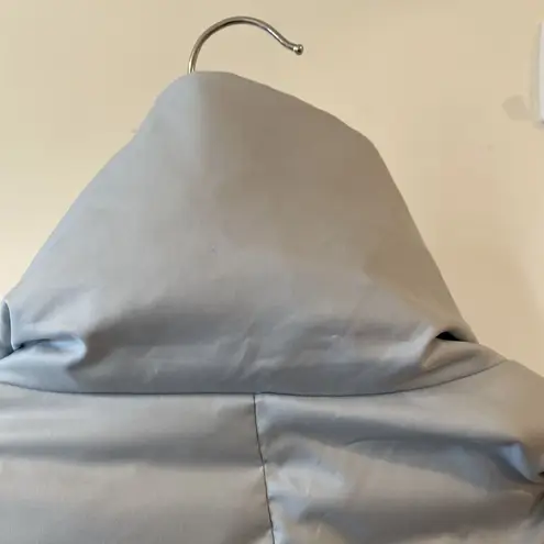 Donna Karan Black Label Light Blue Down Puffer Coat Size Small