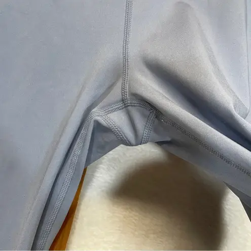 Joy Lab Light Blue High Rise Perforated Cropped Leggings Size M