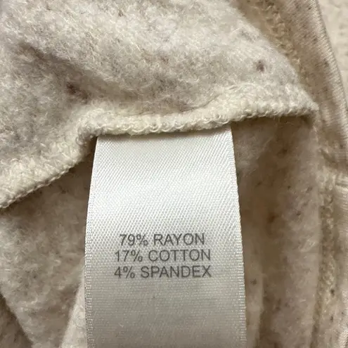 J.Jill Pure Jill Tranquility Fleece Hoodie 2X Beige Brown Cozy Soft