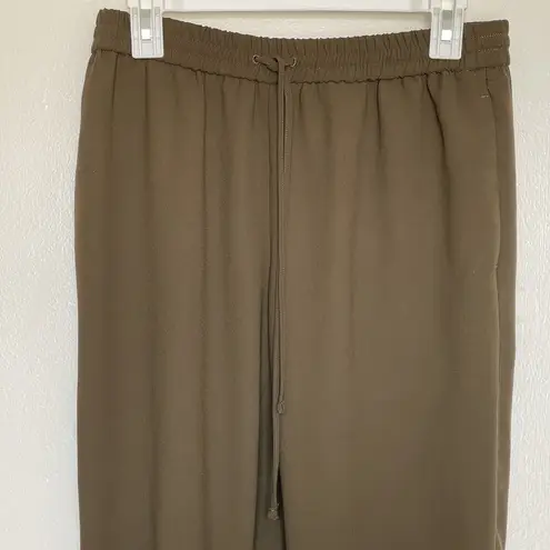 EXPRESS  Pants Grandmacore Size Small Green Joggers Drawstring Ankle Mid Rise