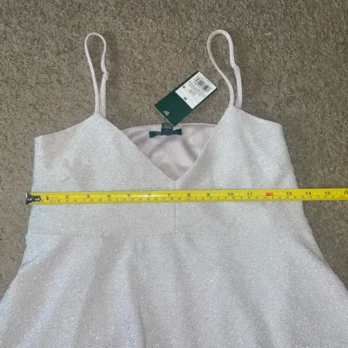 Wild Fable NWT  Glitter Spaghetti Strap Drop Waist Crop Top