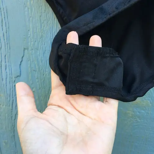 Oleg Cassini Black Tie Vintage Blue Green Sequin Sleeveless Dance Bodysuit S