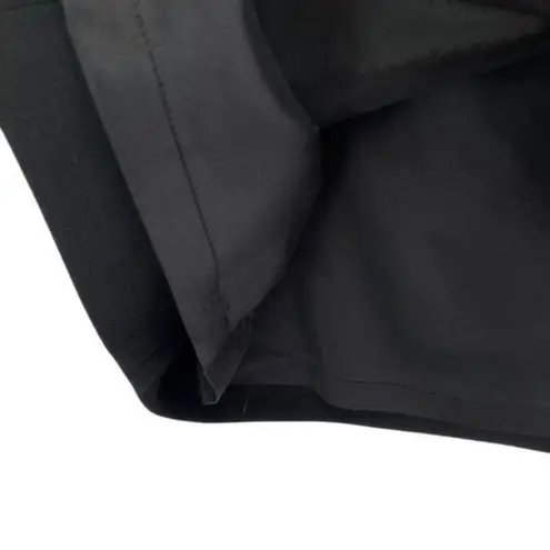 Elie Tahari Womens Pencil Skirt Black Zip Closure Back Slit Careerwear