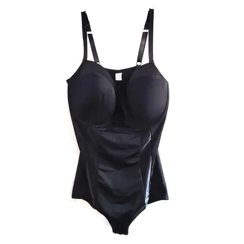 Ashley Stewart Medium Control Shaping Bodysuit Black 2X