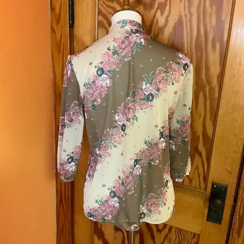 Vintage 70s floral top Size M