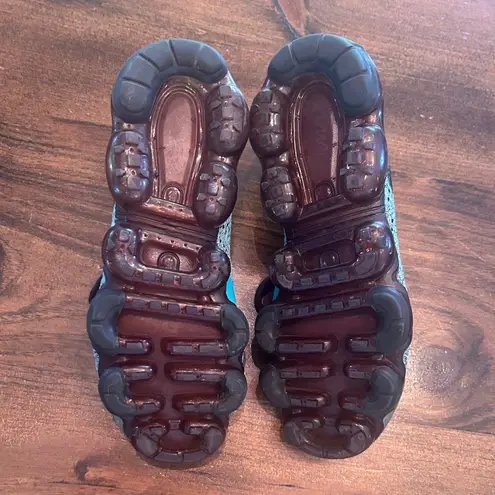 Nike  Air VaporMax 2 Flyknit Women's Running Shoes Gray Turquoise Sneakers Sz 6.5