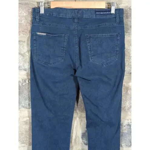 Rock & Republic  Berlin Jeans Dark Wash Blue Denim Woman's 8‎ Y2K Stretch