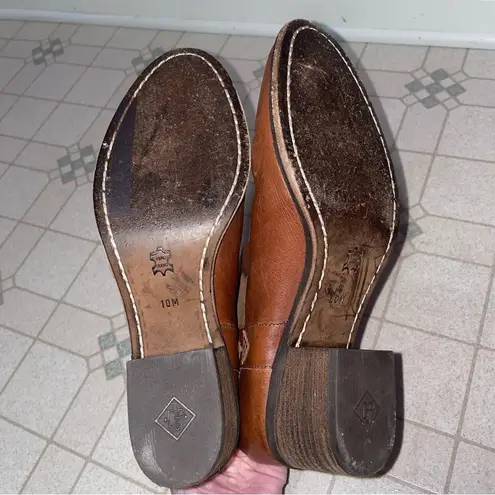 Donald Pliner Daze Western Ankle Boot Women Size 10M Country Boho Cowgirl Preppy Brown