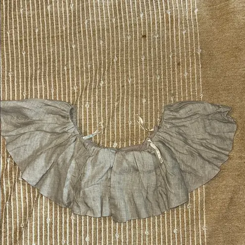 DISSH Silver Gray Ruffled Mini Skirt Size 2