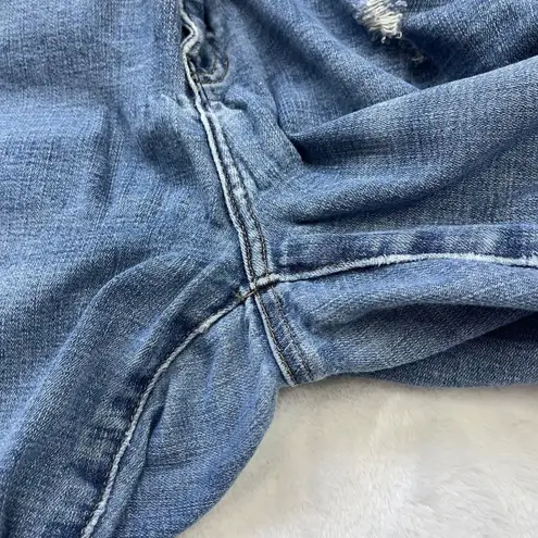 Pistola Distressed Skinny Jeans Women's Size 28 Blue Denim Cotton Rayon FAIR