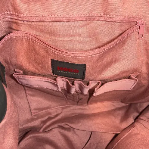 HOBO Elegant Vintage Green Leather Tote Bag