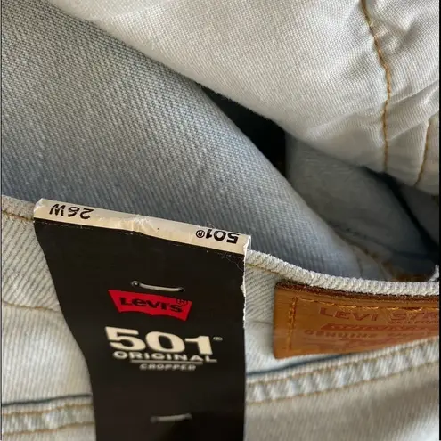Levi's LEVI’S Cropped High Rise Straight Leg 501 Jean Size 26 NEW
