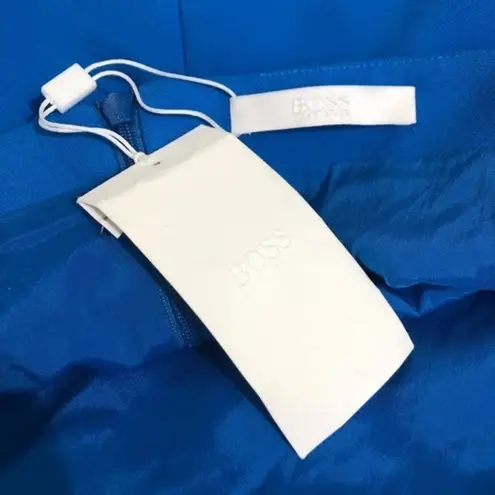 Hugo Boss BOSS Solid Blue Pencil Skirt Size 14 NWT