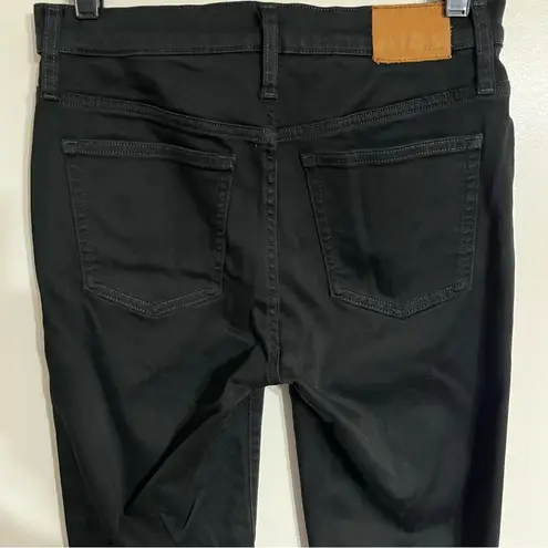 J.Crew Women’s  Demi Boot‎ Crop Black Jeans Raw Hem High Rise Size 27 Tall