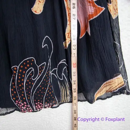 Anthropologie Let Me Be Babydoll Mini Dress black pink, size S