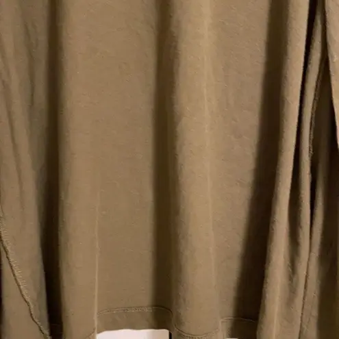 J Crew Factory Army Green Open Cardigan Top Green Size M