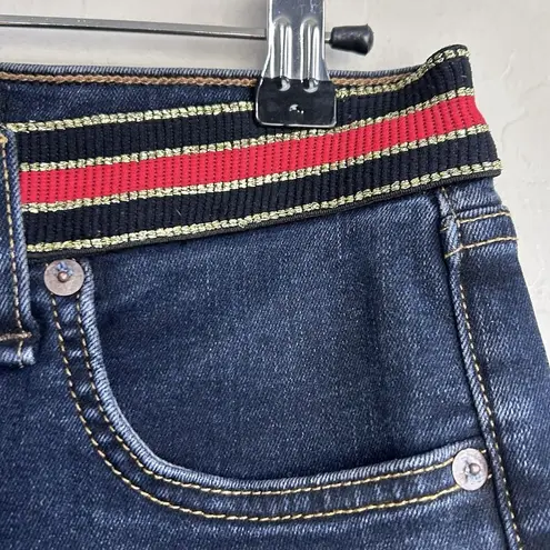 Veronica Beard Carolyn 10" Baby Boot Jeans Size 26 Cropped Button Fly High Waist