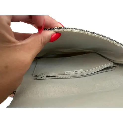 MESH Chain Silver Cocktail Disco Shoulder Bag