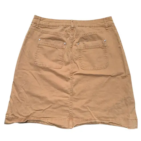 Boden USA Boden Camel A-line Mini Skirt With Pockets Fall Preppy Casual Size 10L