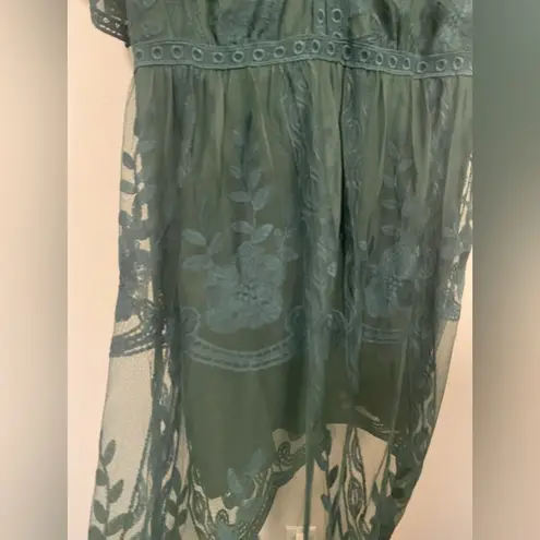 Bella Ella Boutique Light My Fire Lace Mini Dress