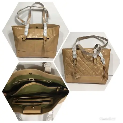 Firenze Bella leather bag. NWT Tan