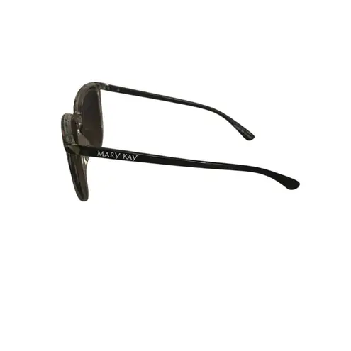 Mary Kay Gold Glitter Hard Shell Case & Animal Print Leopard Sunglasses