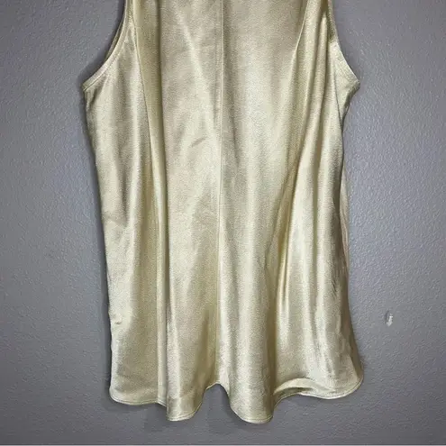 J.Crew NEW  Collection Amber neutral satin top women’s size XL