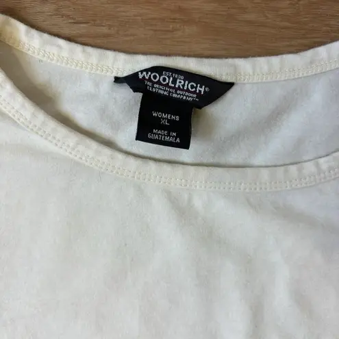 Woolrich  Cream Long Sleeve Shirt Women’s XL