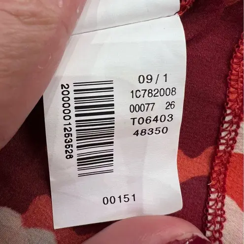 Just Cavalli Orange Printed Sleeveless