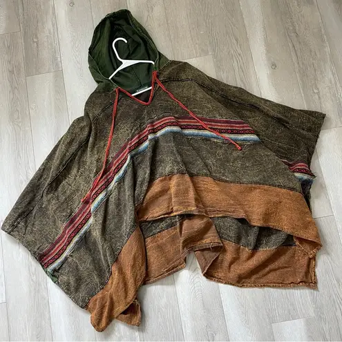 Kathmandu Imports Sweater striped hooded unisex Gray (one size) gorpcore avant