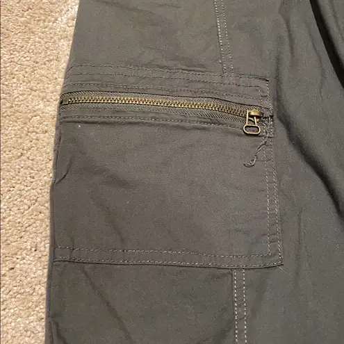 XCVI Wearables Geyser Crop Olive Green LARGE