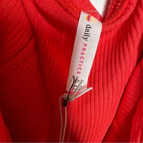 Daily Practice by Anthropologie NWT Highline Open Back Maxi Dress Size LP Red