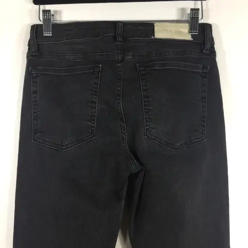 IRO Biba Side-Snap Skinny Jeans Washed Black